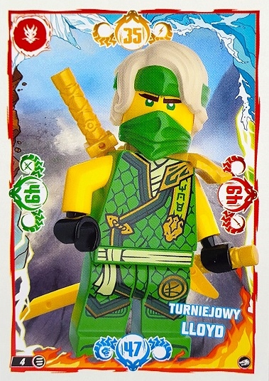 Lego Ninjago Karta Seria 10 nr 004