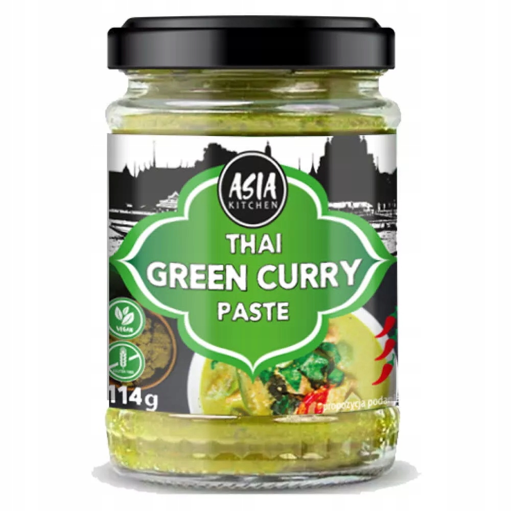 

Pasta curry zielona 114g Asia Kitchen