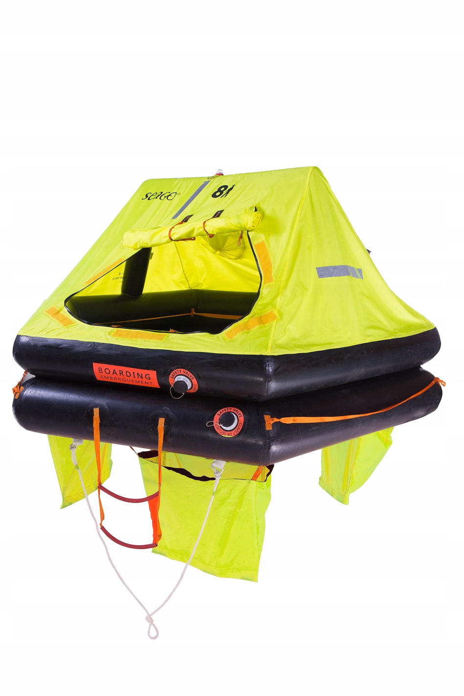 Tratwa ratunkowa Sea Cruiser ISO 9650-1 typ 2 4 Kanister PVC Marka Inna