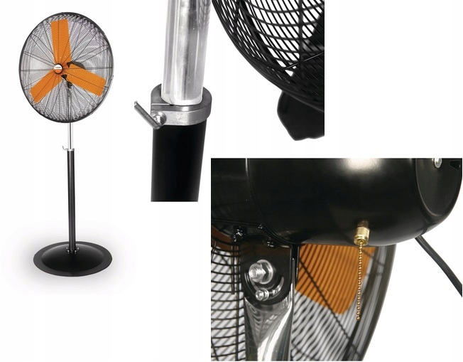 WIATRAK PODŁOGOWY REGULOWANY WENTYLATOR 3PRĘDKOŚCI