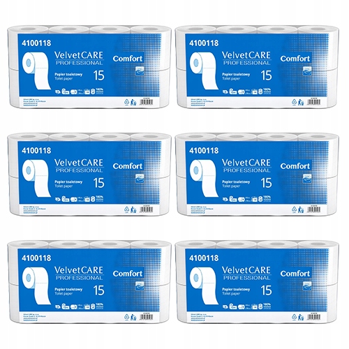 

119 VelvetCARE papier toaletowy 48szt Biały miękki