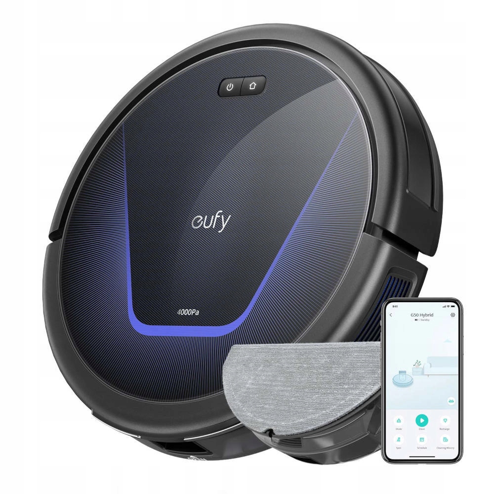 Takarító robot Eufy G50 Hybrid fekete