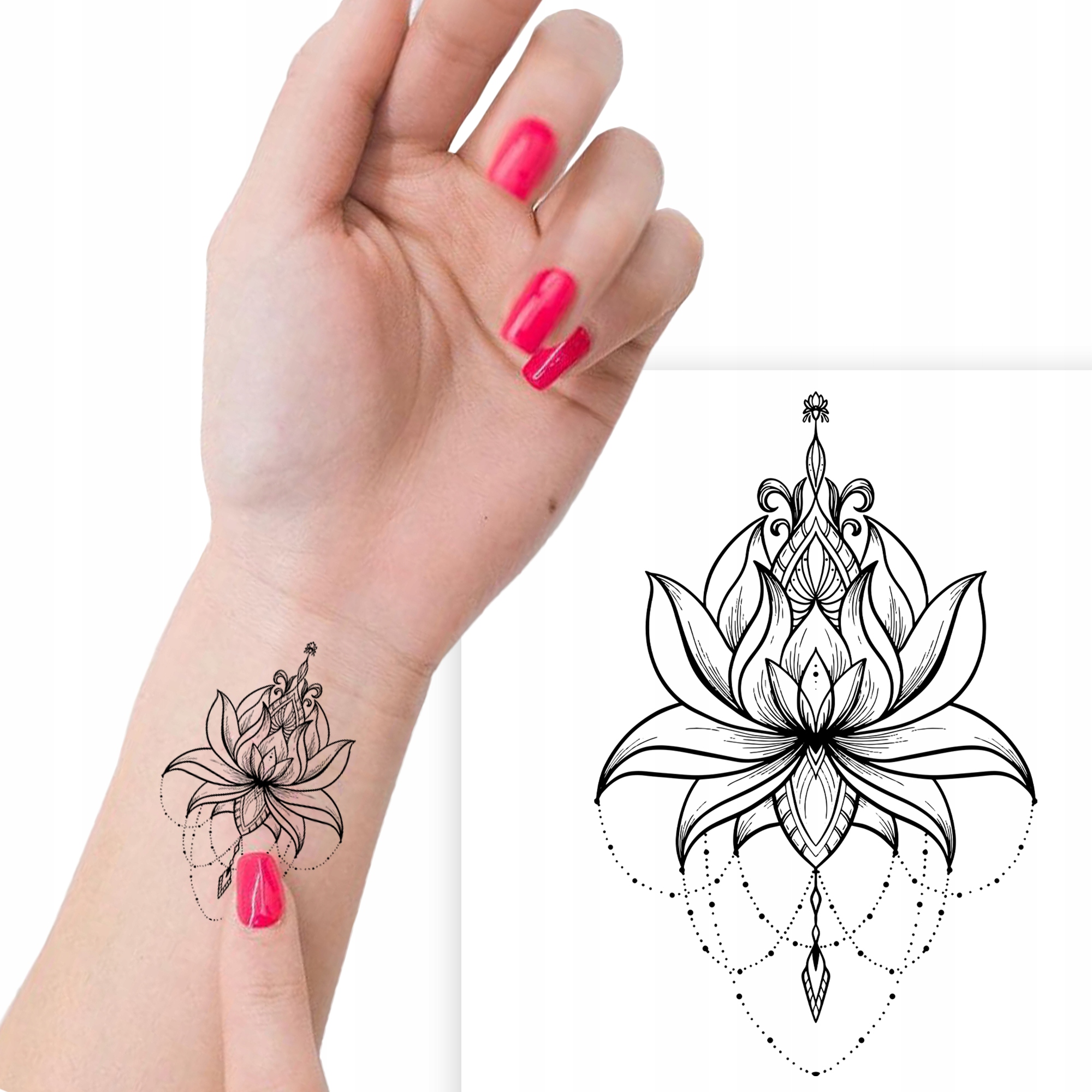 

Tatuaż Zmywalny Tymczasowy Tatoo Różne MiX