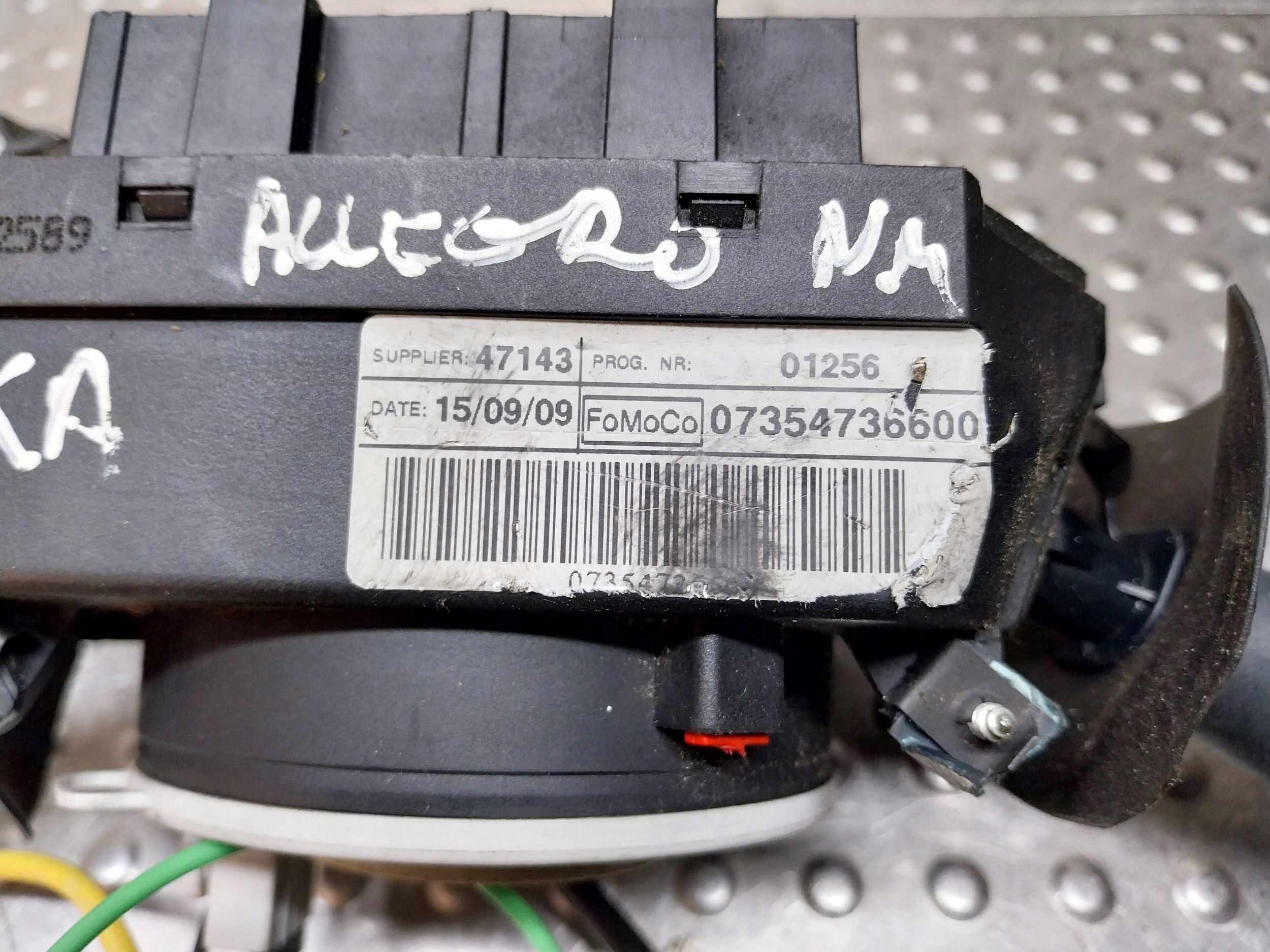steering wheel levers and controls control ring 07354736600 FORD KA MK2