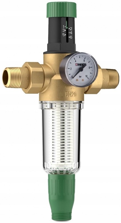 Herz Vodný Filter S Reduktorom Tlaku DN15