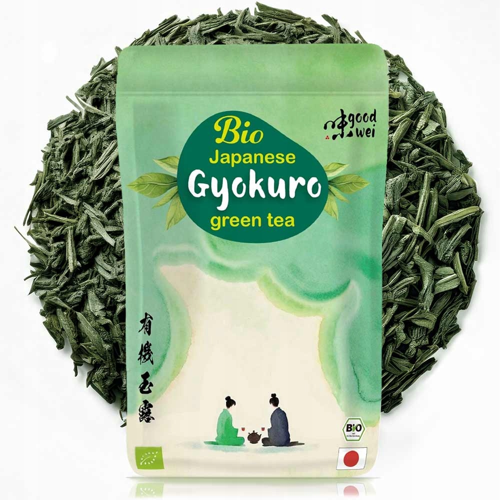 Levně Gyokuro Bio ekologický zelený čaj japonský organický listový| 120 g