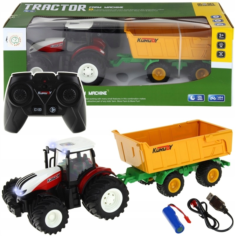 

Traktor Zdalnie Sterowany z Przyczepą Rc Pilot