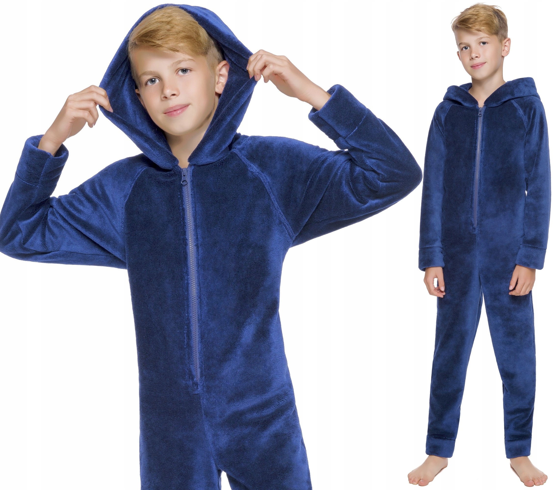 

Piżama Chłopięcy Kombinezon Kaptur Onesie 146