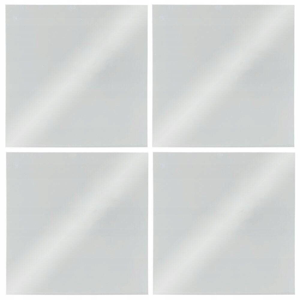 LUSTRO ŚCIENNE NAKLEJANE ŁAZIENKOWE DO PRZEDPOKOJU SALONU X4 30X30 CM Typ lustra ścienne