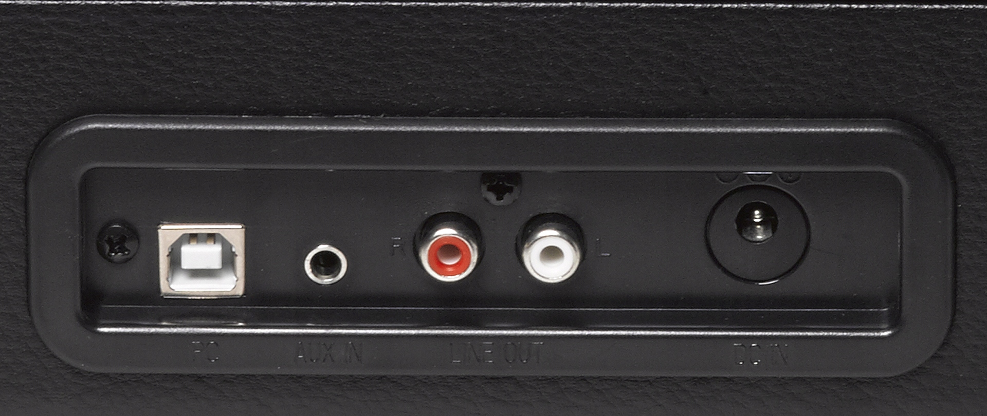 GRAMOFON Z GŁOŚNIKAMI RETRO MP3 USB WINYL 2W BLACK Kolor czarny
