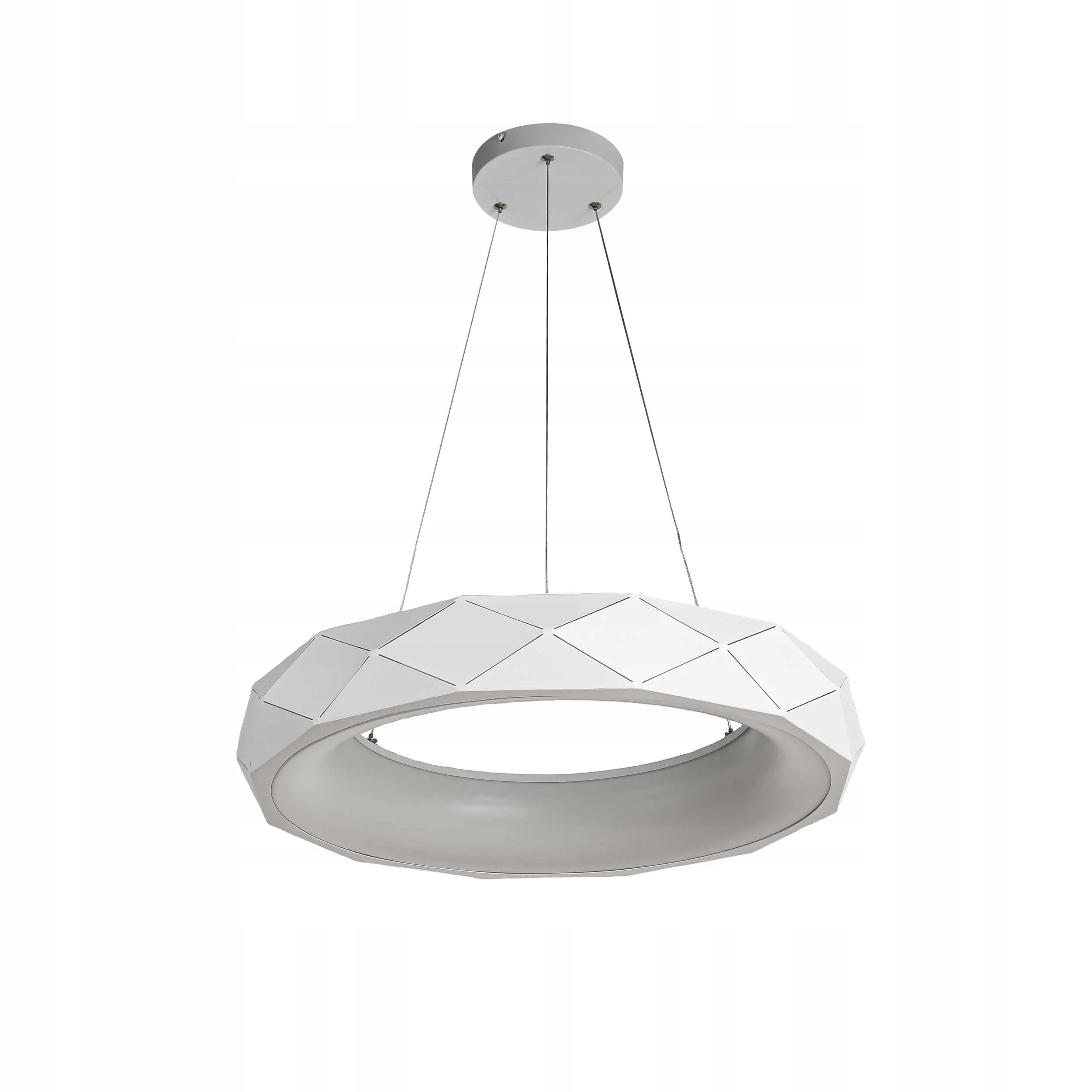 Závěsná Led lampa do obývacího pokoje, bílá, moderní, 60 cm Light Prestige