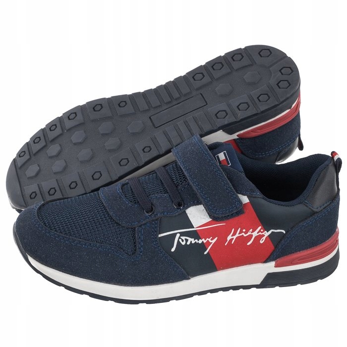 Detská obuv Tommy Hilfiger T1B4-32234 Granátové jablko