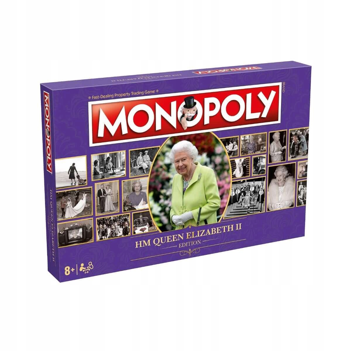 

Monopoly Hm Queen Elizabeth II Królowa Elżbieta En