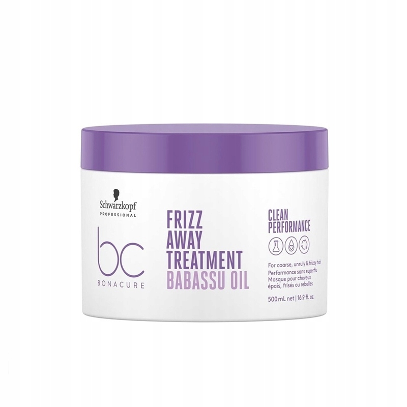 Schwarzkopf Bc Frizz Away Babassu Oil maska 500 ml vyhlazující