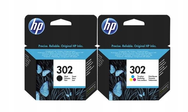 Inkoust Hp 302 F6U65AE F6U66AE Cmyk Orig komplet DeskJet 1110 2130 2132 3630