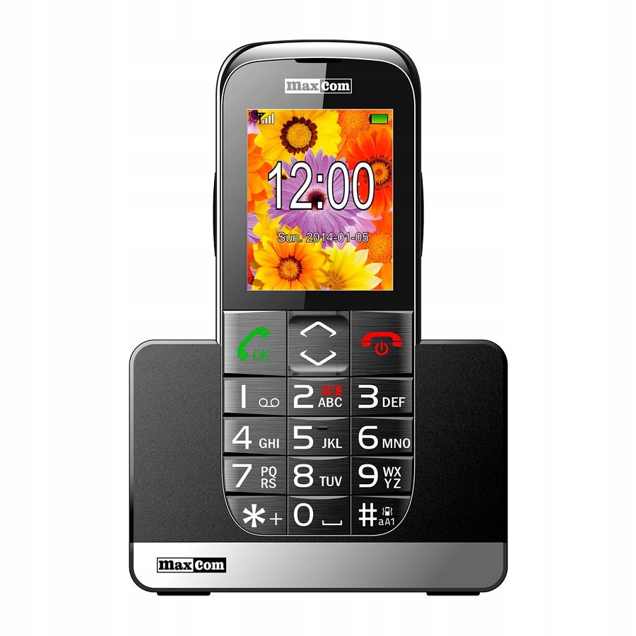 Maxcom MM720 Se kártyafüggetlen mobiltelefon, extra nagy gombokkal