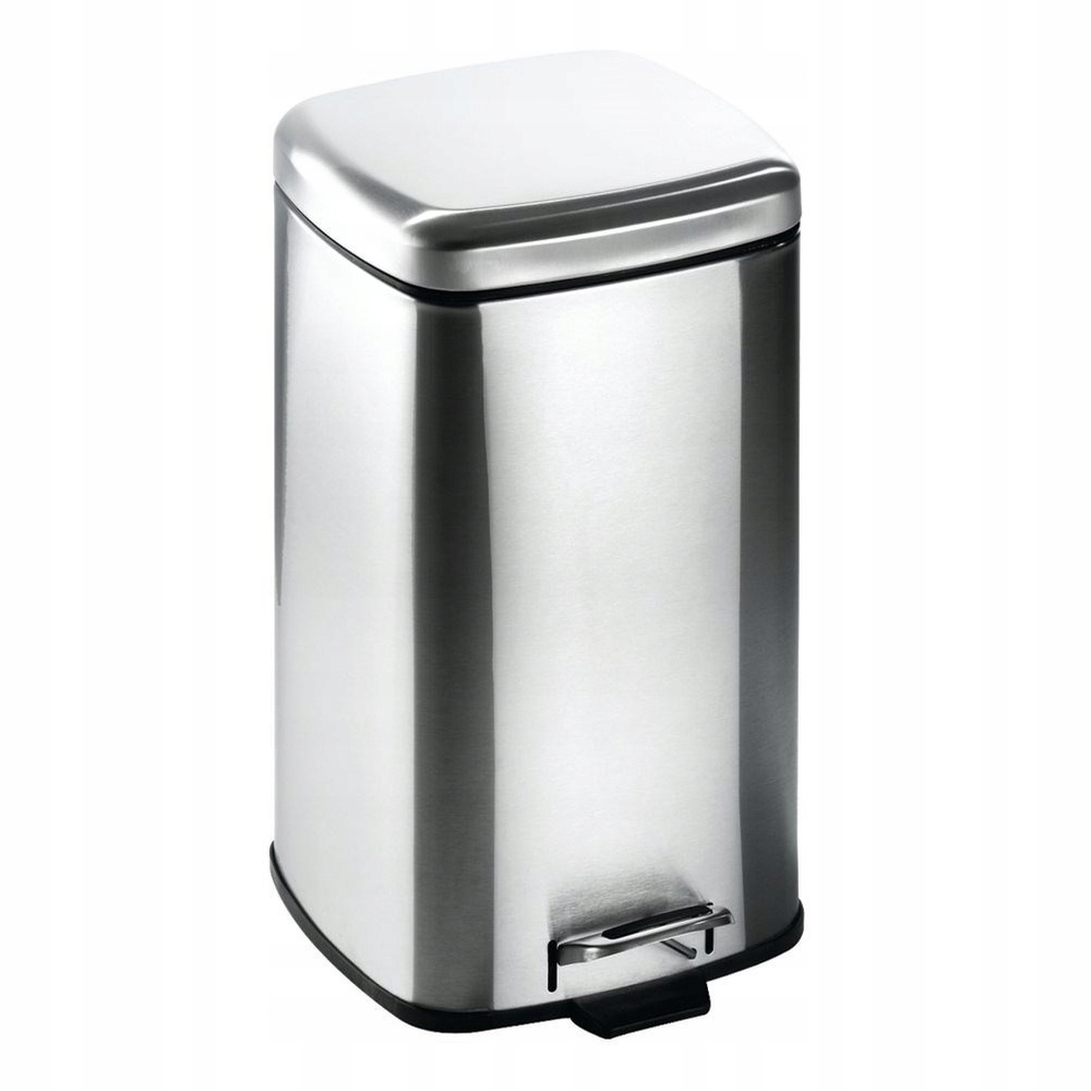 Levně Odpadkový Koš Ocelový S Pedálem Nádoba Na Koupelnový Odpad 12 L