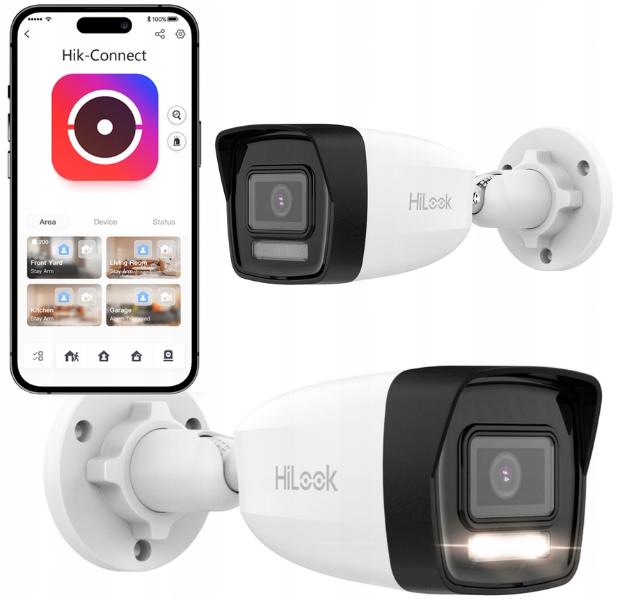Ip Kamera 8MPx 4K Hilook Od Hikvision 2,8mm PoE Hikconnect Hybrid Light