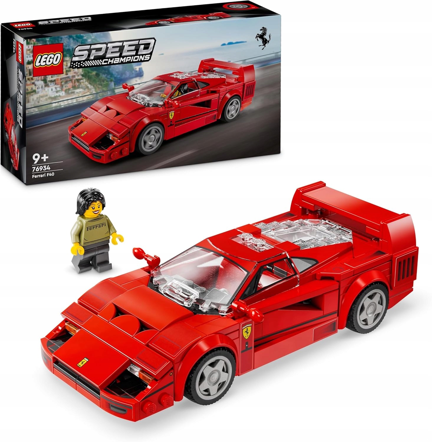 Lego Speed Champions Ferrari F40 Superauto k sestavení 9+