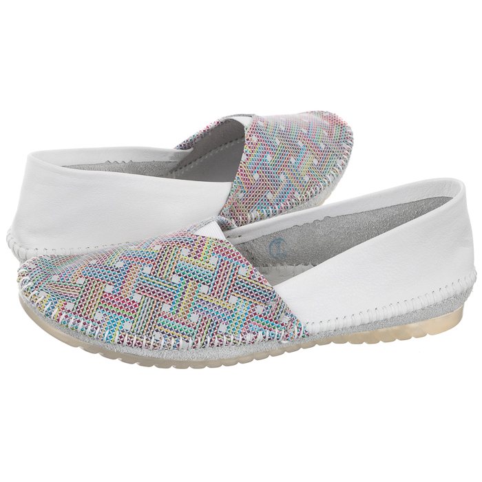 

Buty Damskie Baleriny Maciejka Białe 01930-93