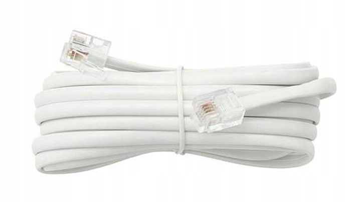 Телефонный кабель SP4-4 2M 2x RJ11 белый