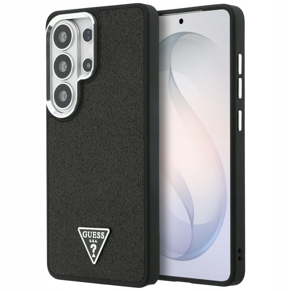 Pouzdro Pro Samsung Galaxy S26 Ultra Guess Fixed Glitter Triangle Magsafe