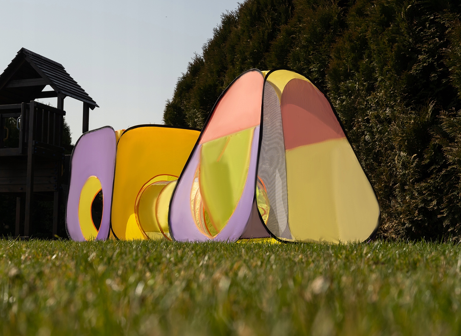 Namiot dla Dzieci Domek Tunel Suchy Basen do Domu Ogrodu + 200 Piłek Zestaw Wiek dziecka 3 lata +