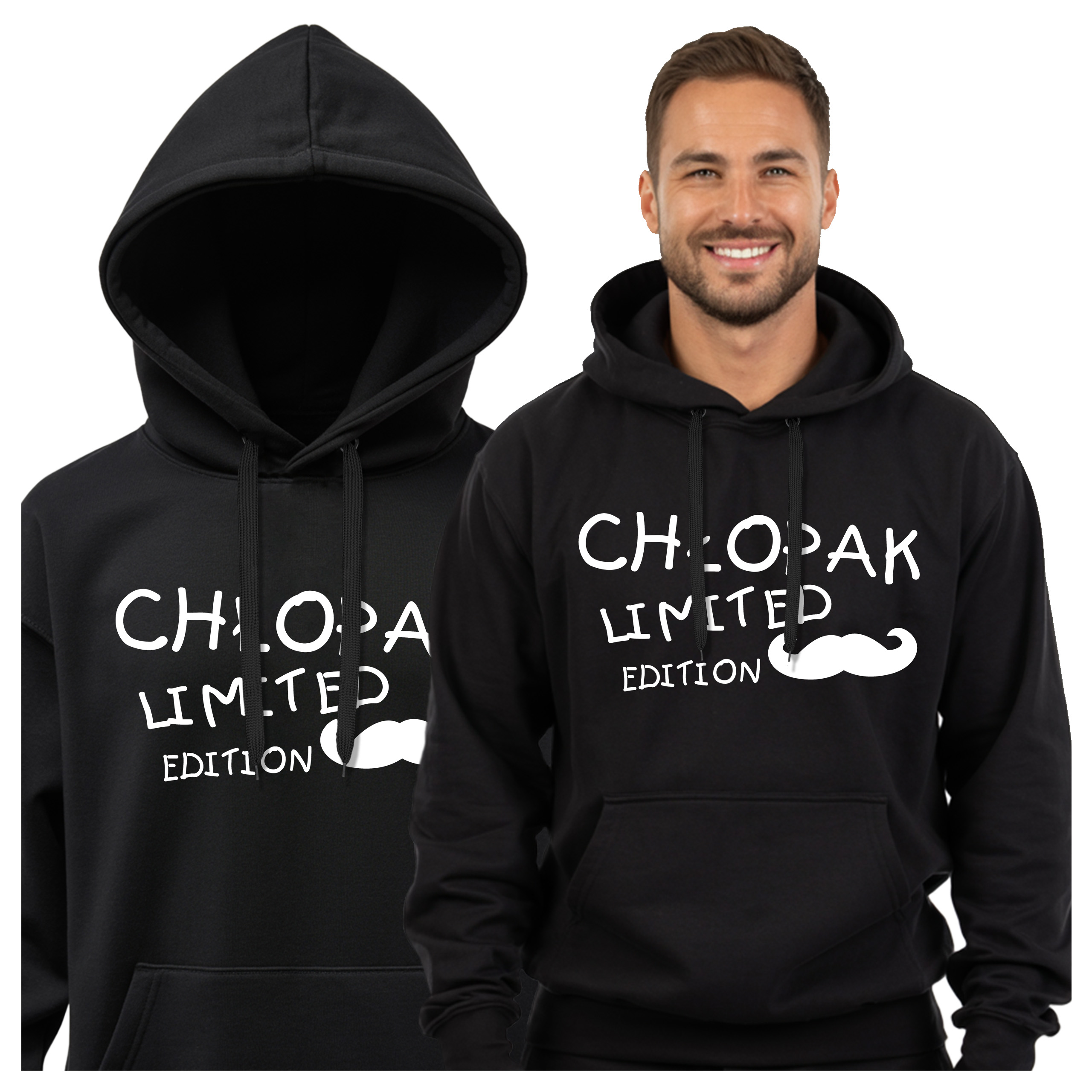 Směšná Mikina pro Kluka pánská s kapucí Veselý Dárek K Valentýnu 3