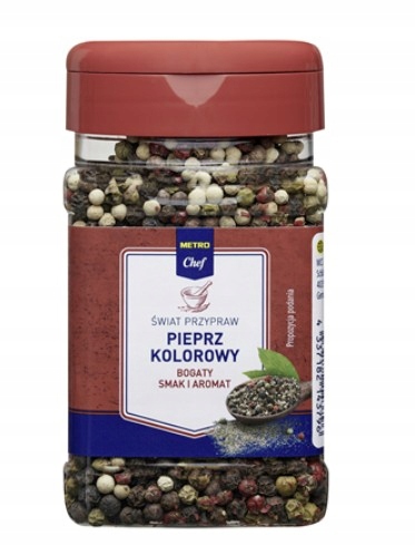 Metro Chef Pepř barevný 5 x 150 g koření velké balení