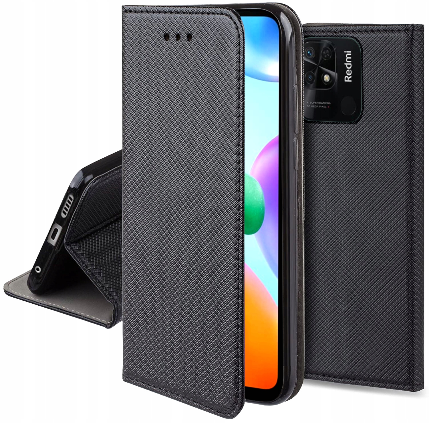 

Etui S-Magnet Case Szkło 9H do Xiaomi Redmi 10C