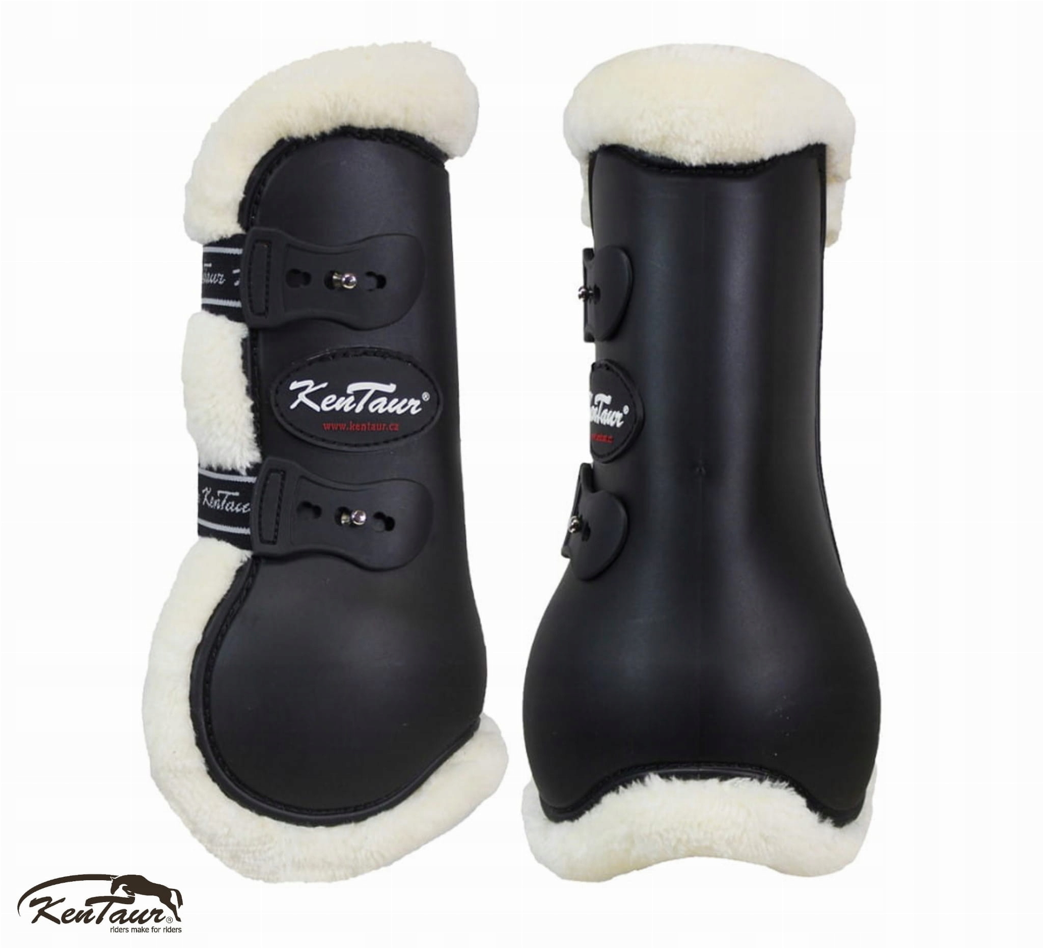 Kentaur chrániče jump se syntetickým kožíškem Cob černé