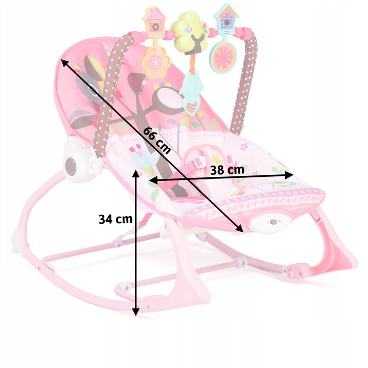 LEŻACZEK dla DZIECKA 0+ BUJACZEK WIBRACJE MUZYKA EAN (GTIN) 5908880986863