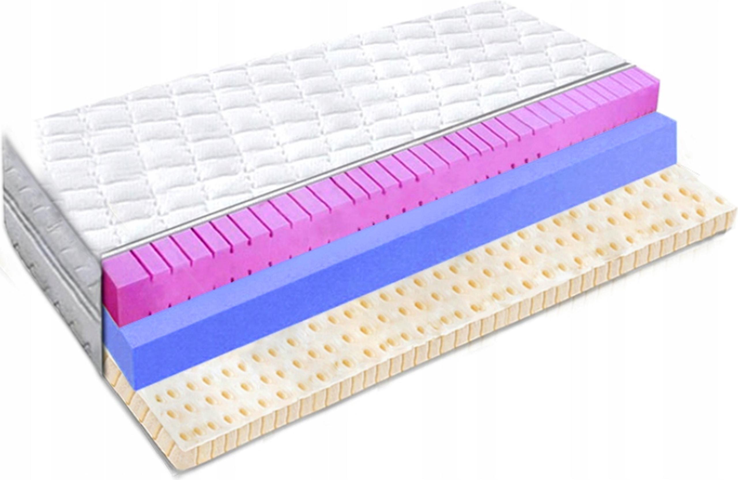 Penový matrac 90x170, masážna pena, hygienický latex H3