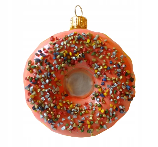 

Bombki Choinkowe Szklane Donat/Pączek