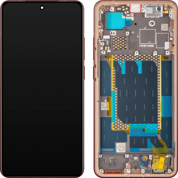 Org Wyświetlacz LCD z ramką do Realme Gt 7 Pro (pomarańczowy)