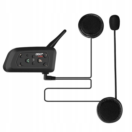 INTERKOM INTERCOM MOTOCYKLOWY EJEAS V6 PRO 1200M Typ połączenia Bluetooth