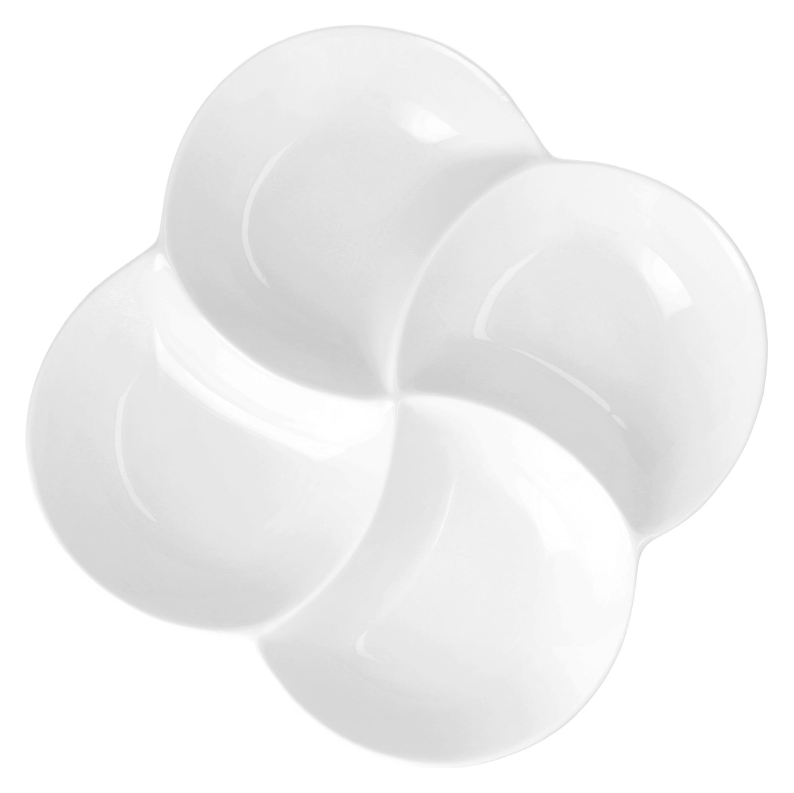 

Półmisek na przekąski przystawki dzielony 21,5 cm