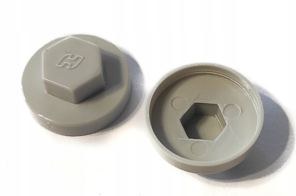 

Zaślepka na wkręt farmerski Popiel Jasny 100szt