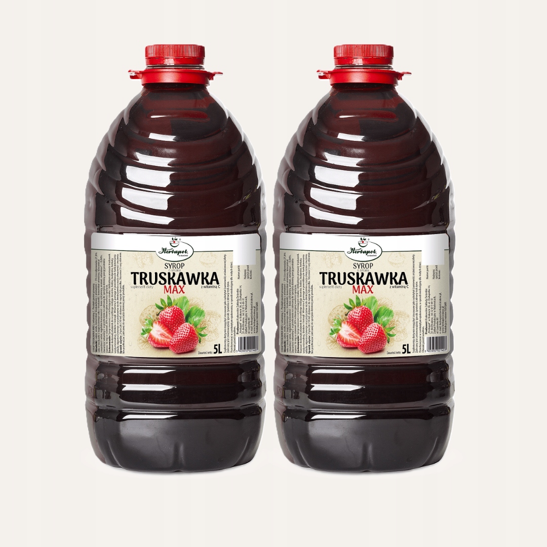 Syrop Truskawka Max 5L Herbapol