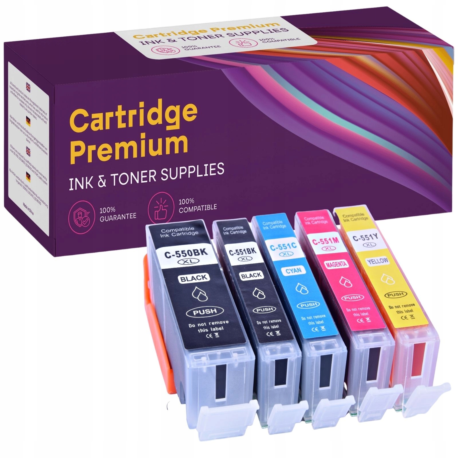 

5x Tuszy do Canon Pixma iP7250 iP8750 MG5450 MX725