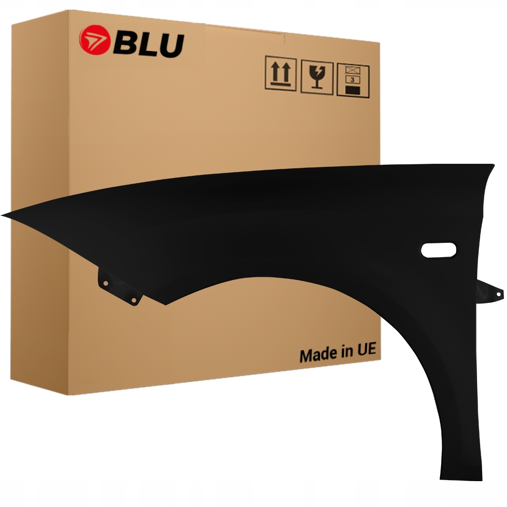 Blu Blatník Seat Leon II 2 1P1 LZ9Y levý černý 05-12 přední PhantomSchwarz