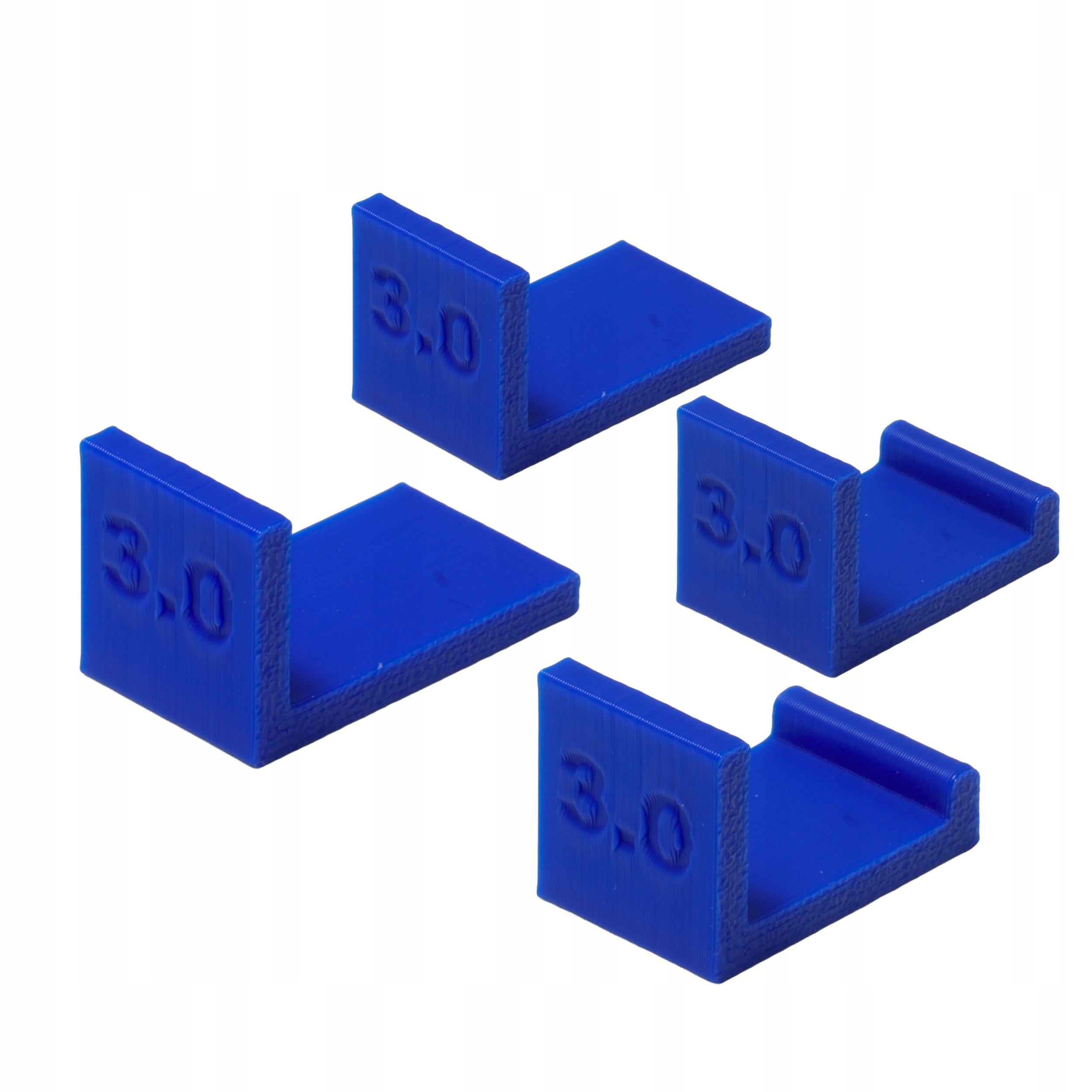 4 x Dystanse do regulacji frontów szafek 3 mm 2 grubości