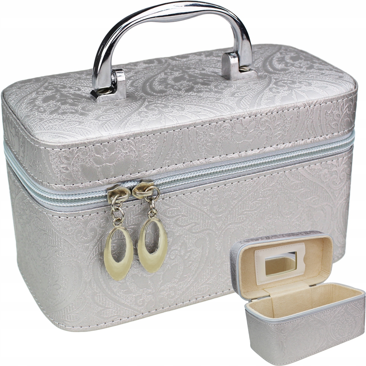 

Kuferek Na Kosmetyki Kosmetyczny Walizka Biżuterię