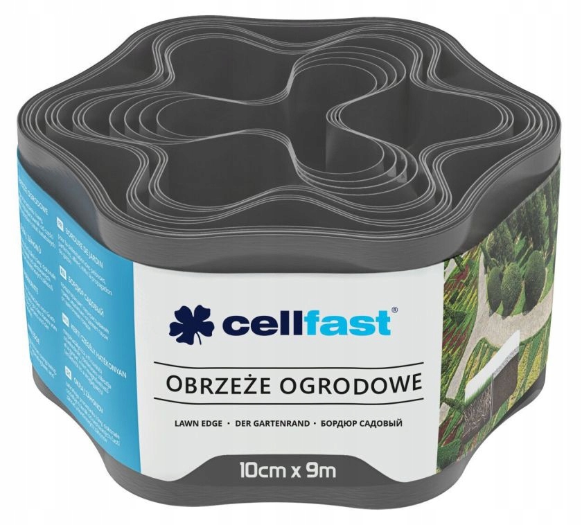 

Obrzeże ogrodowe 10cmx9m grafit 30-051 Cellfast