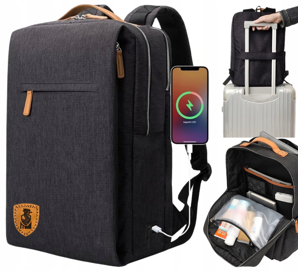 Batoh Do Letadla Do Práce Příruční Zavazadlo Ryanair Prostorný Pro Práci 40X30X20