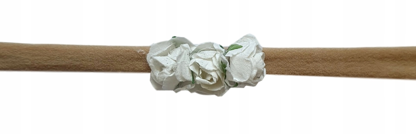 Opaska na głowę dla niemowląt mini wianuszek