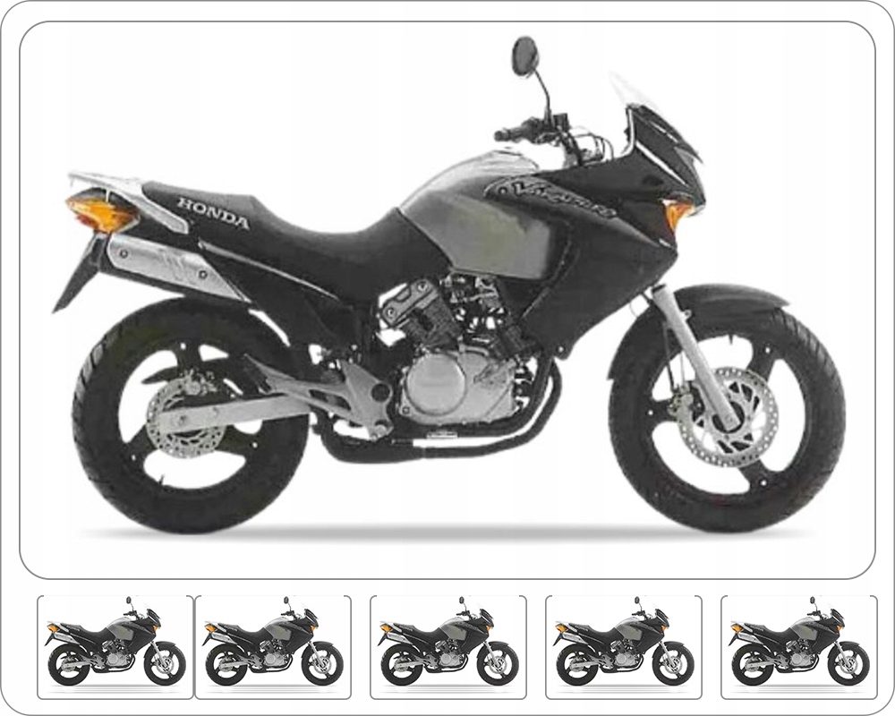 Samolepky Juula Pro Honda XL 125 V Varadero 2003-2004 Černé NH1