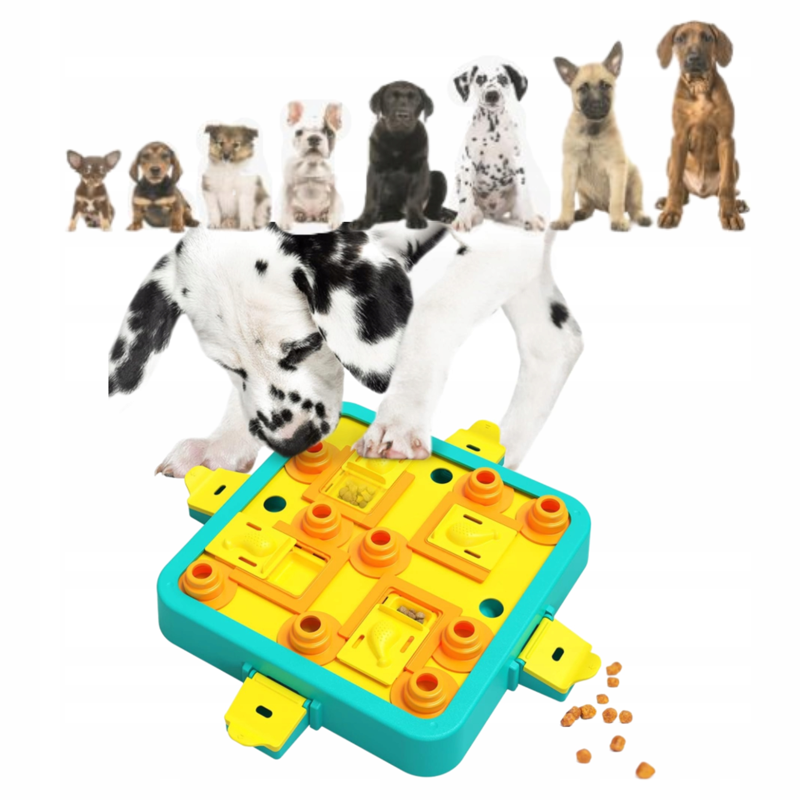 Hračka pro psa Puzzle 3v1 Iq Úroveň 3 Dávkovač Smaczkow