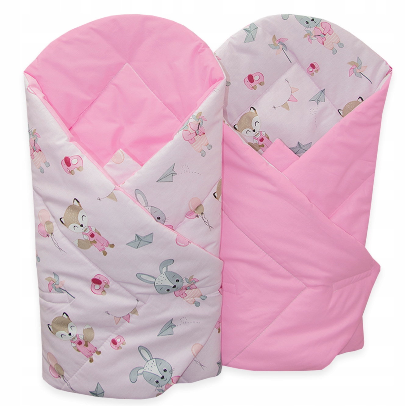 BECIK ROŻEK NIEMOWLĘCY BAWEŁNA DWUSTRONNY WZORY!