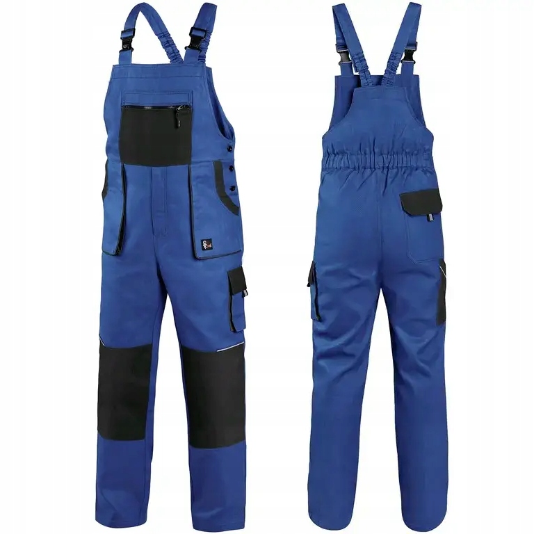 Ogrodniczki Spodnie Robocze Męskie 100% Bawełna Luxy Robin Niebieskie 66